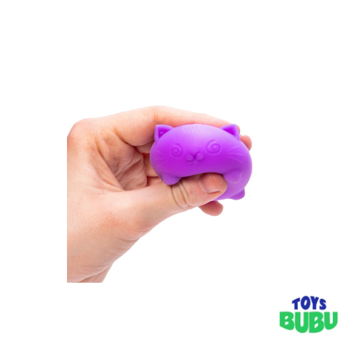 Needoh Teenie Cool Cat Groovy Soft Doh Filled Stretch Ball