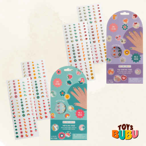 Stephen Joseph Clear Nail Stickers