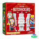 Holiday Nutcracker Painting Kit – 3 Pack DIY Christmas Craft for Kids