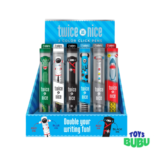 Twice As Nice Metallic 2 Color Click Pen