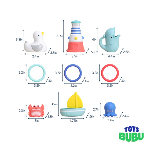 Itzy Seaside Splash Gift Set™ Bath + Water Toy