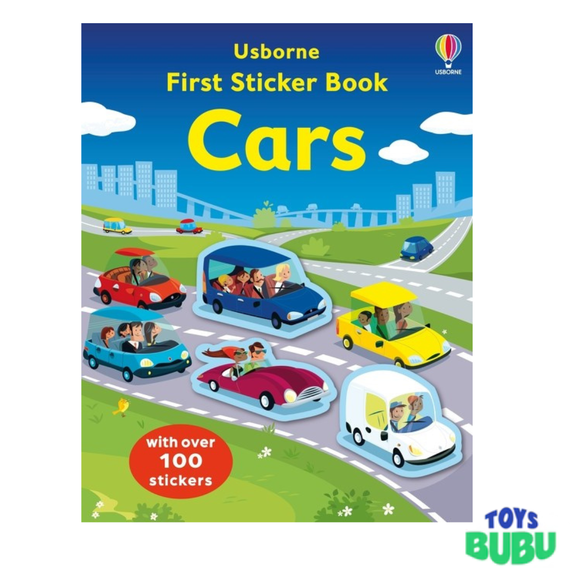 Cars Sticker Book for Kids – 100+ Vehicle Stickers Activity Book by Simon Tudhope (Usborne)