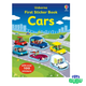Cars Sticker Book for Kids – 100+ Vehicle Stickers Activity Book by Simon Tudhope (Usborne)