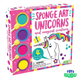 Kids Sponge Art Painting Set – Unicorn & Dinosaur Creative Activity Kit (IglooBooks)