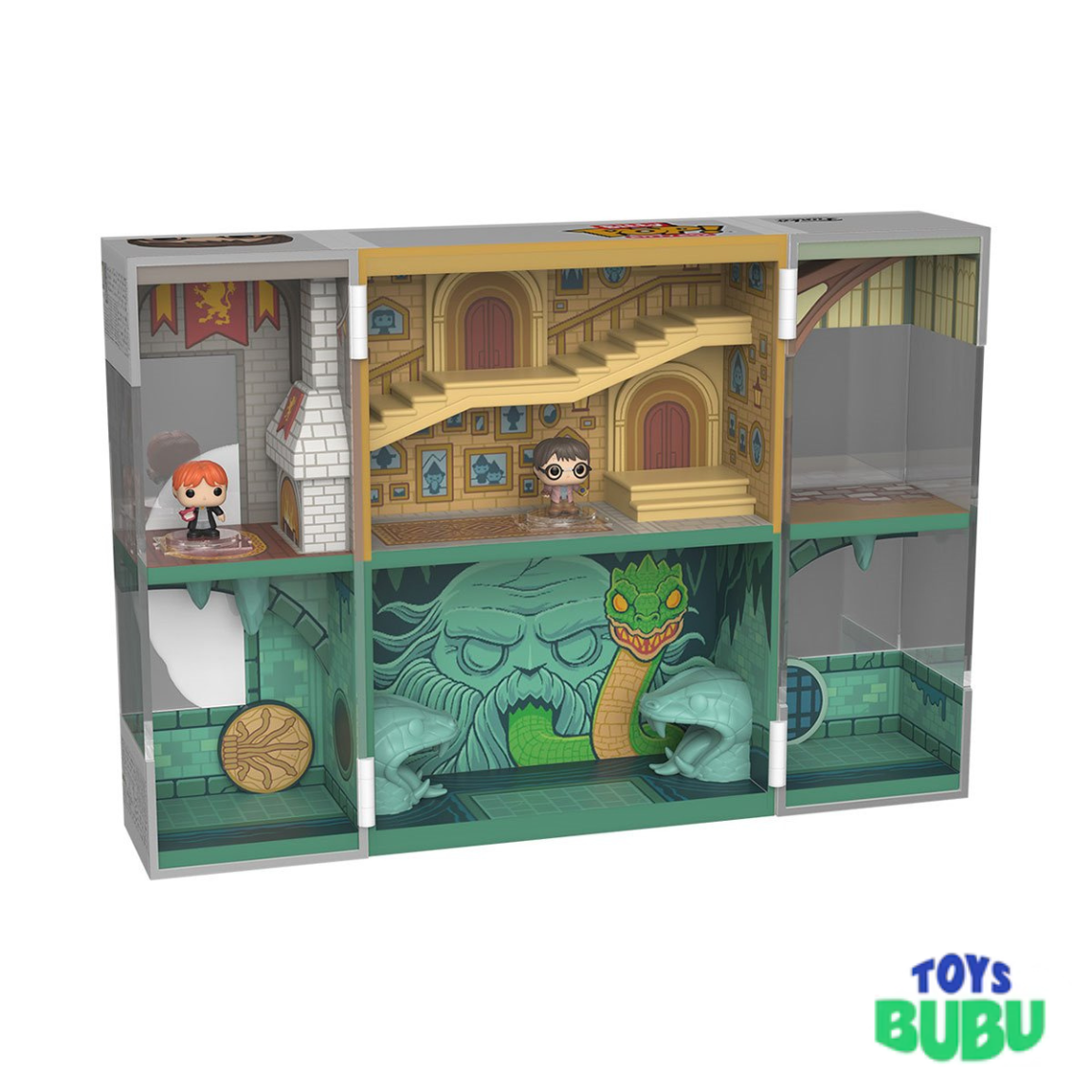 Harry Potter Hogwarts Funko Bitty Box Playset – Mini Figure Display Case Collectible - 6.25 inches tall