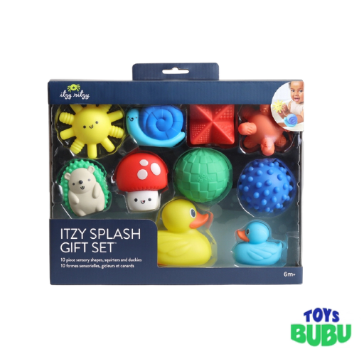 Itzy Splash Gift Set™ Soft Bath + Water Toys