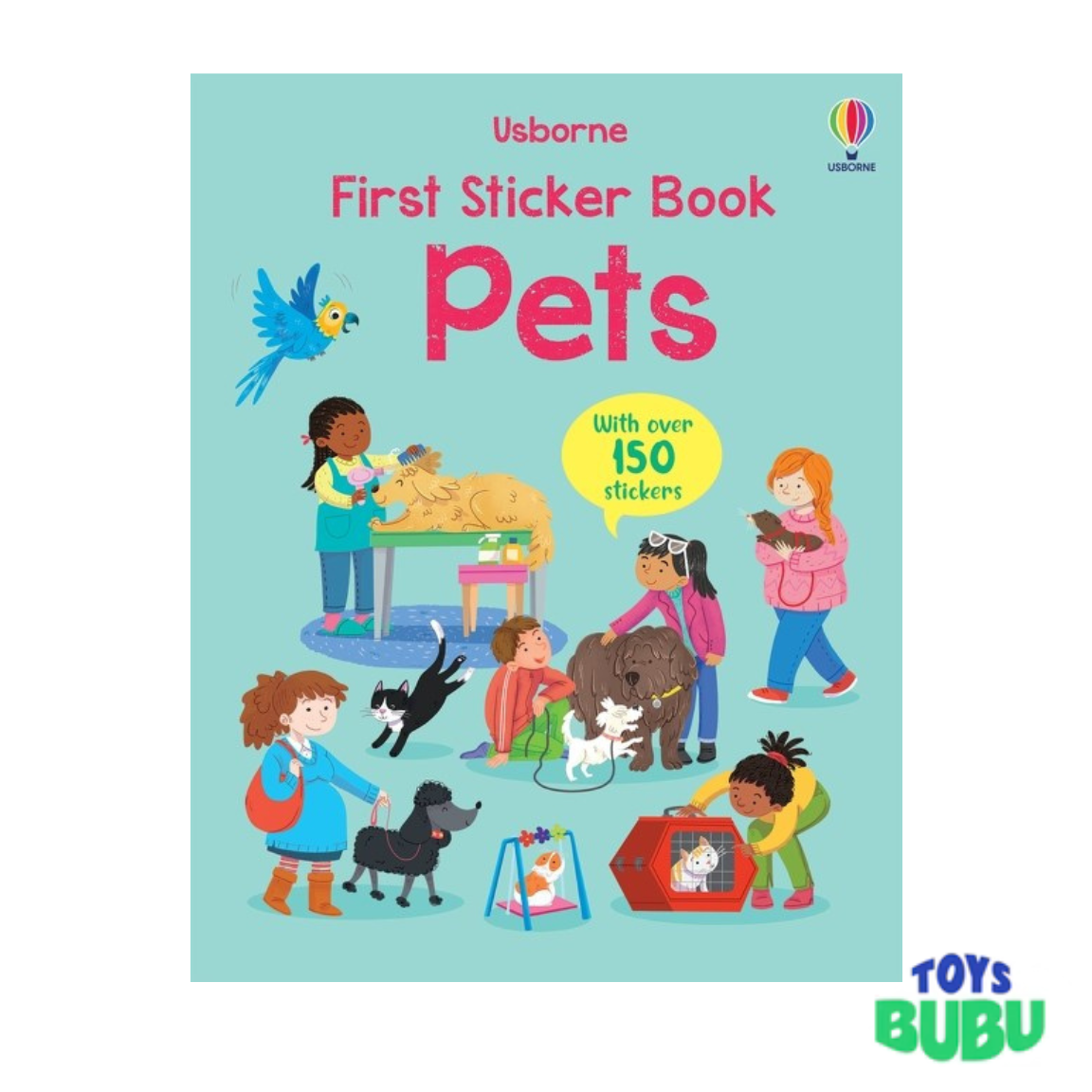 Pets Sticker Book for Kids – 150+ Animal Stickers Activity Book (Usborne)