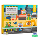 Construction Site Magnetic Play Scene for Kids – 40-Piece Magnetic Construction Play Set