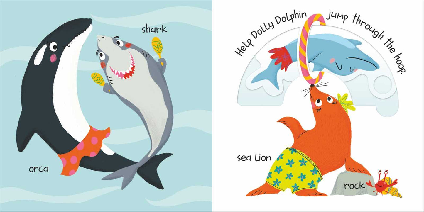 Slide and Peek In the Ocean By Little Genius Books - Early Learning Books for Infants and Toddlers