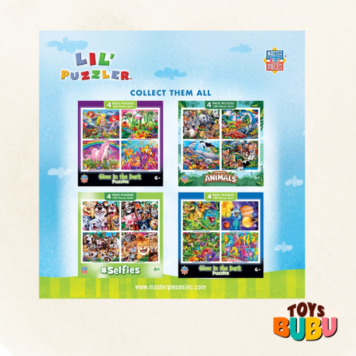 Lil Puzzler 4-Pack 48 Piece Puzzles
