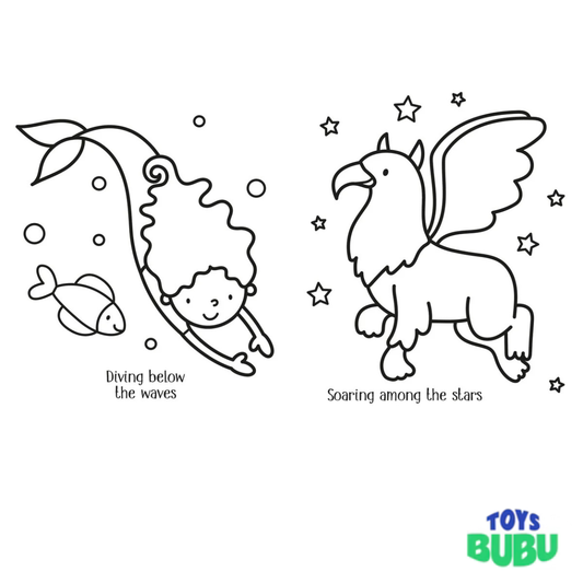 My Big Magical Coloring Book for Kids – 90+ Unicorn, Fairy & Mermaid Pages (Usborne My Big Coloring Ages 3+)