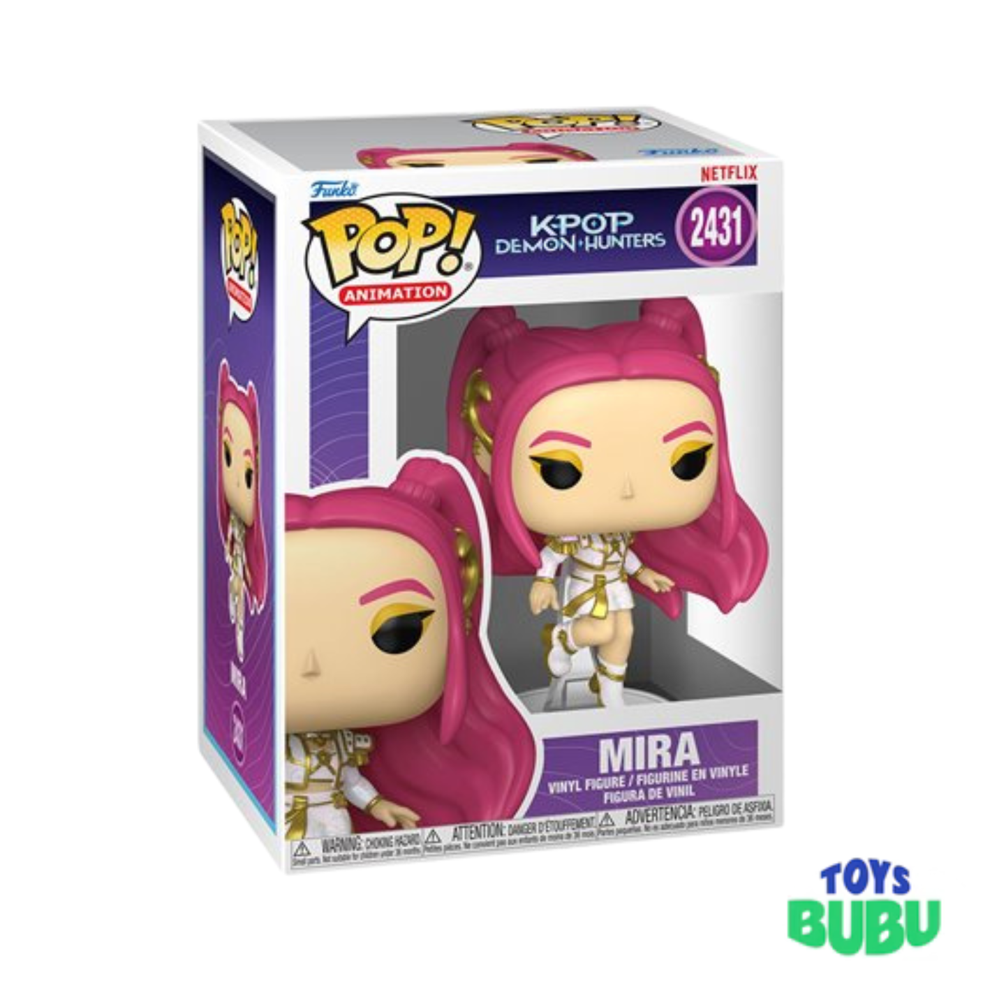 KPop Demon Hunters Mira Funko Pop #2431 – Vinyl Collectible Figure - 4.5 inches tall