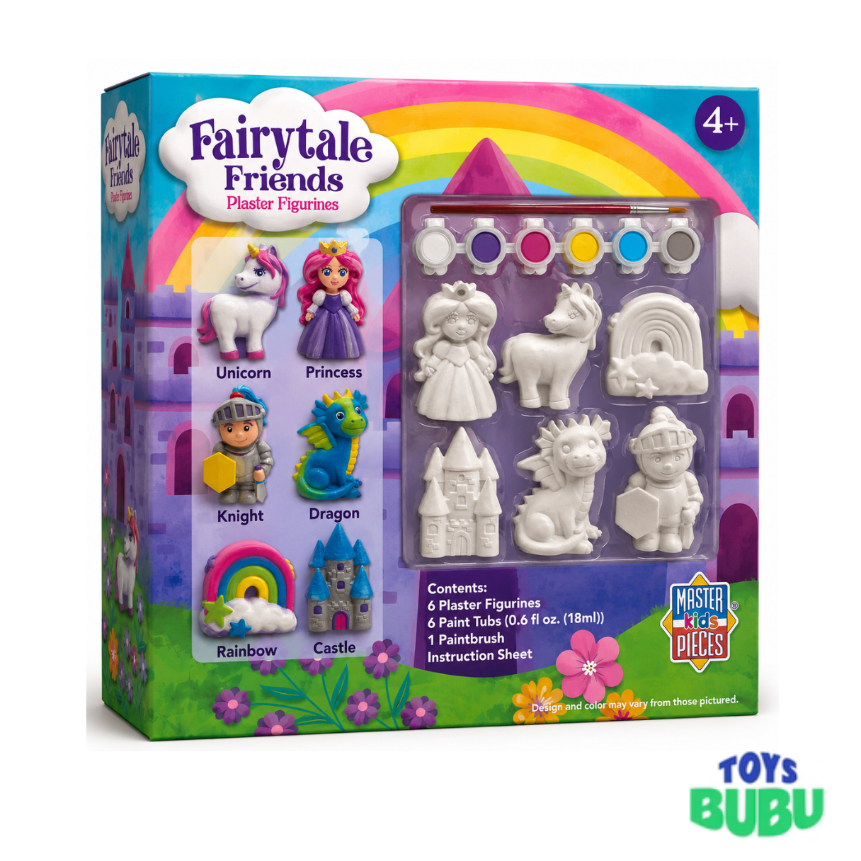 Fairy Tale Friends - Plaster 6 figurine Paint Set