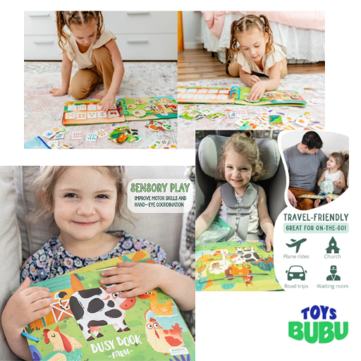 Farm Busy Book for Toddlers