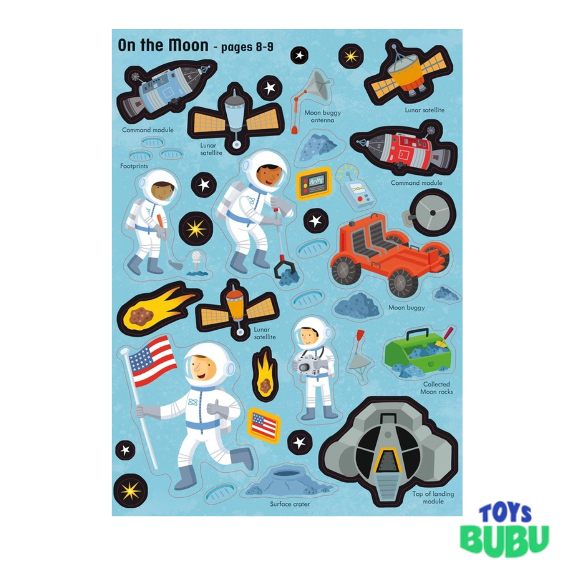Space Sticker Book for Kids – 200+ Space Stickers Activity Book (Usborne First Sticker Book Ages 3–5)