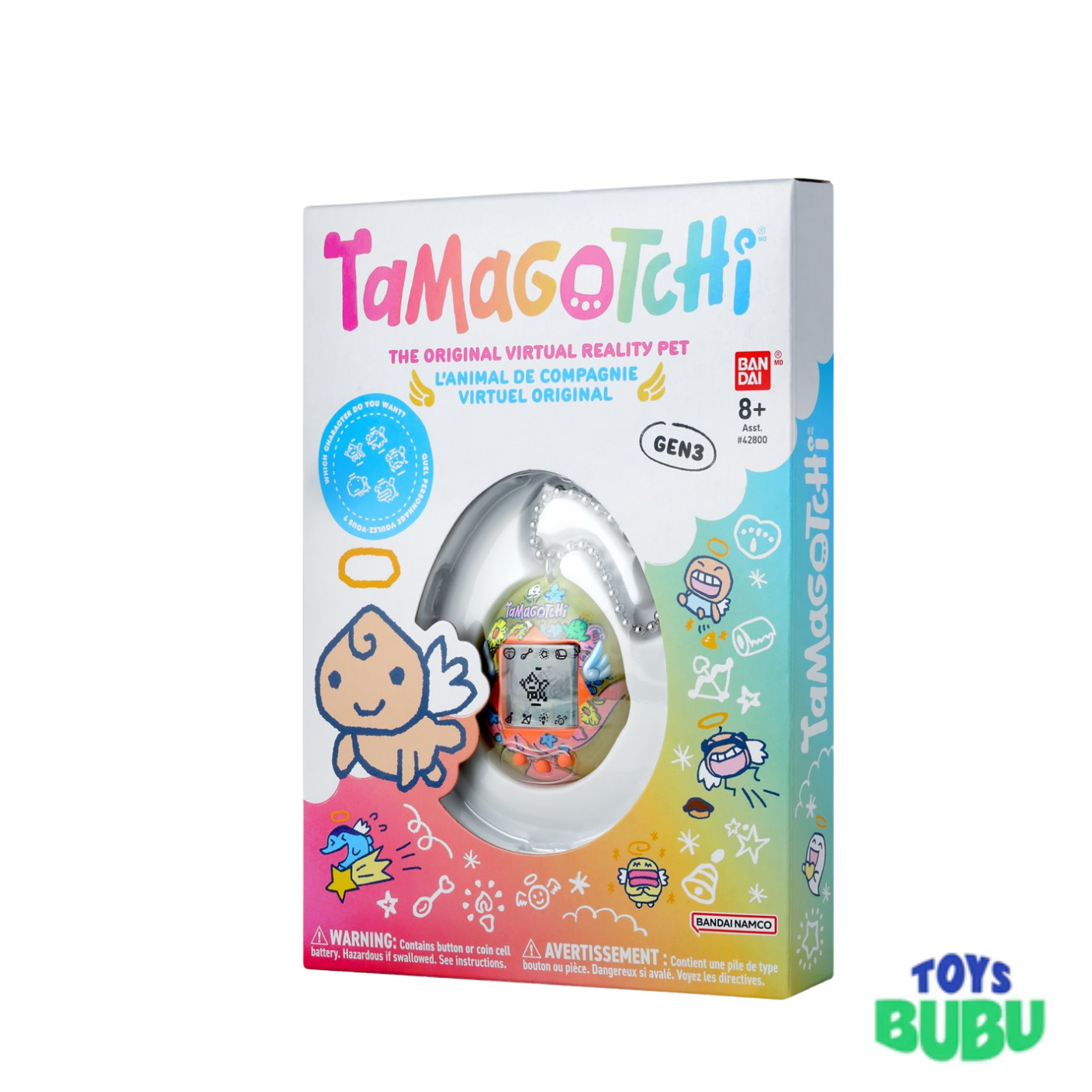 Tamagotchi Original Angel Flower Bouquet – Digital Pet Toy for Kids
