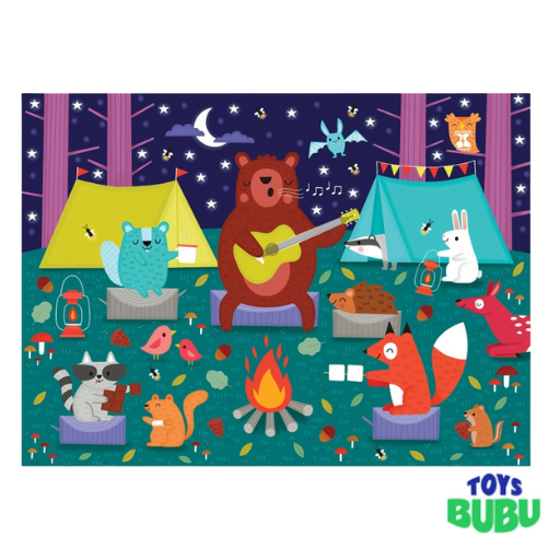 Campfire Friends Scratch and Sniff Puzzle by Mudpuppy