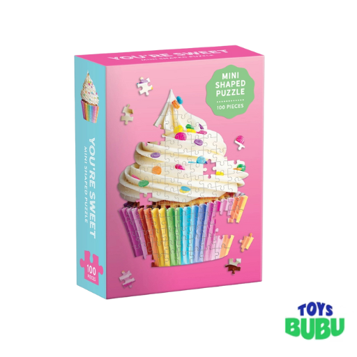You're Sweet Cupcake - 100 Piece Mini Shaped Puzzle