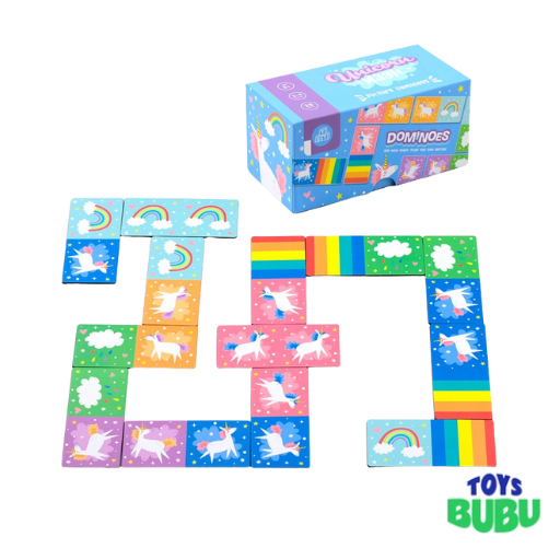 Unicorn Magic Dominoes Set