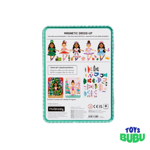 Mudpuppy - Enchanted Nutcracker Magnetic Dress up