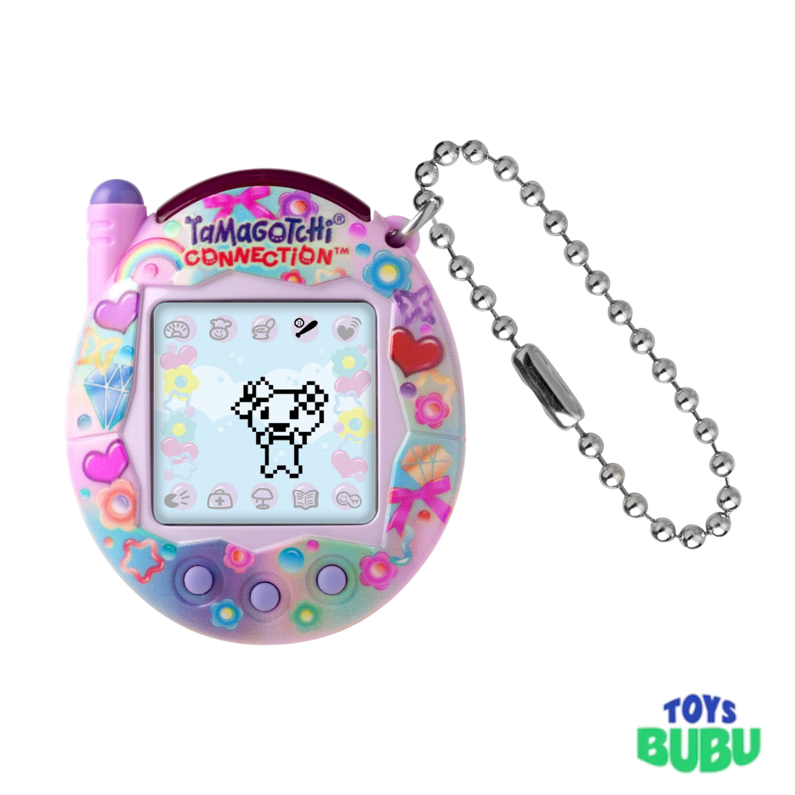 Tamagotchi Connection Sweet Charms Digital Pet – Interactive Virtual Pet Toy by Bandai