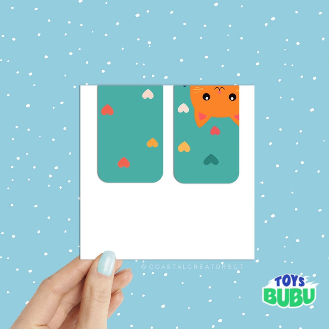 2-Pack Magnetic Bookmarks – Colorful Reversible Bookmarks for Readers & Planners