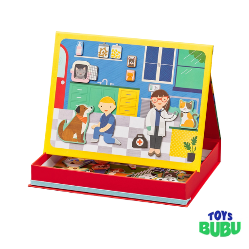 Pet Hospital Magnetic Play Scene