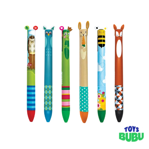 Twice As Nice Woodland 2 Color Click Pen
