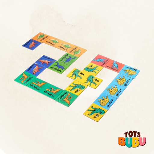 Dinosauria Kids Dominoes Set