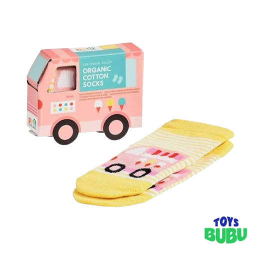Organic Cotton Toddler - Socks Trucks