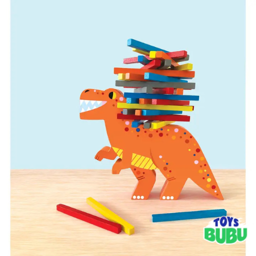 Mudpuppy - T-Rex Topple! Balancing Game