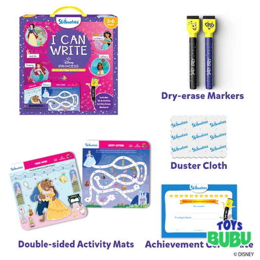 I Can Write: Disney Princess Activity Mats by Skillmatics