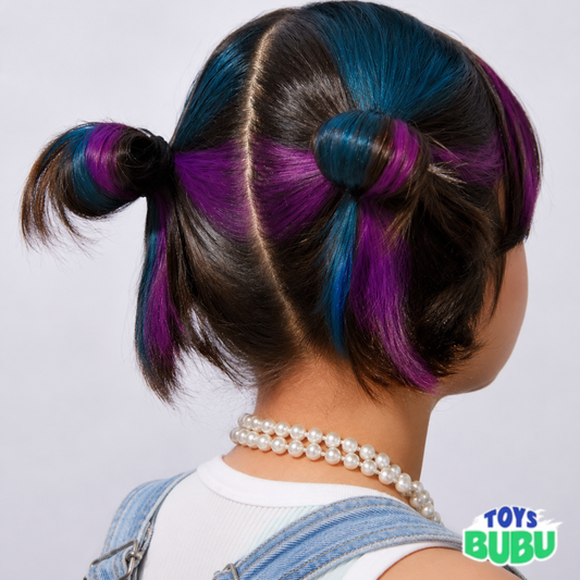 OMY Hair Chalk Multi Color – Washable Temporary Hair Color for Kids