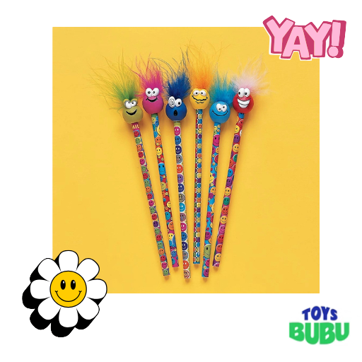 Miles O’ Smiles Tip Topz Pencils - 6pk