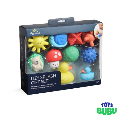Itzy Splash Gift Set™ Soft Bath + Water Toys