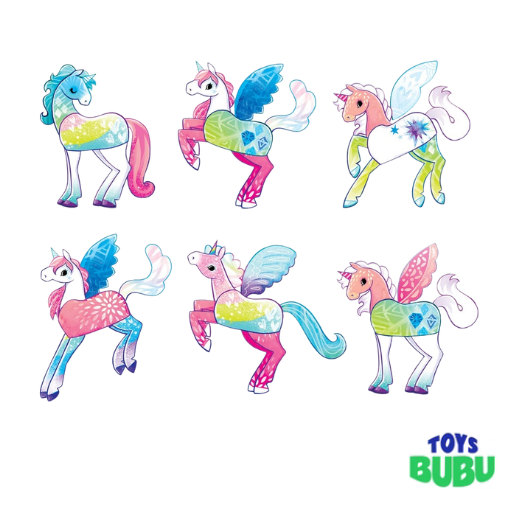 Mudpuppy - Unicorn Magic Magnetic Build-It Tin