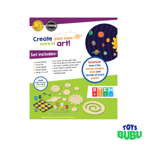 Solar System Mobile Wood Paint Set