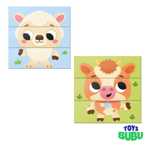 Soft Animals To Mix & Match Farm Animals By Little Genius Books