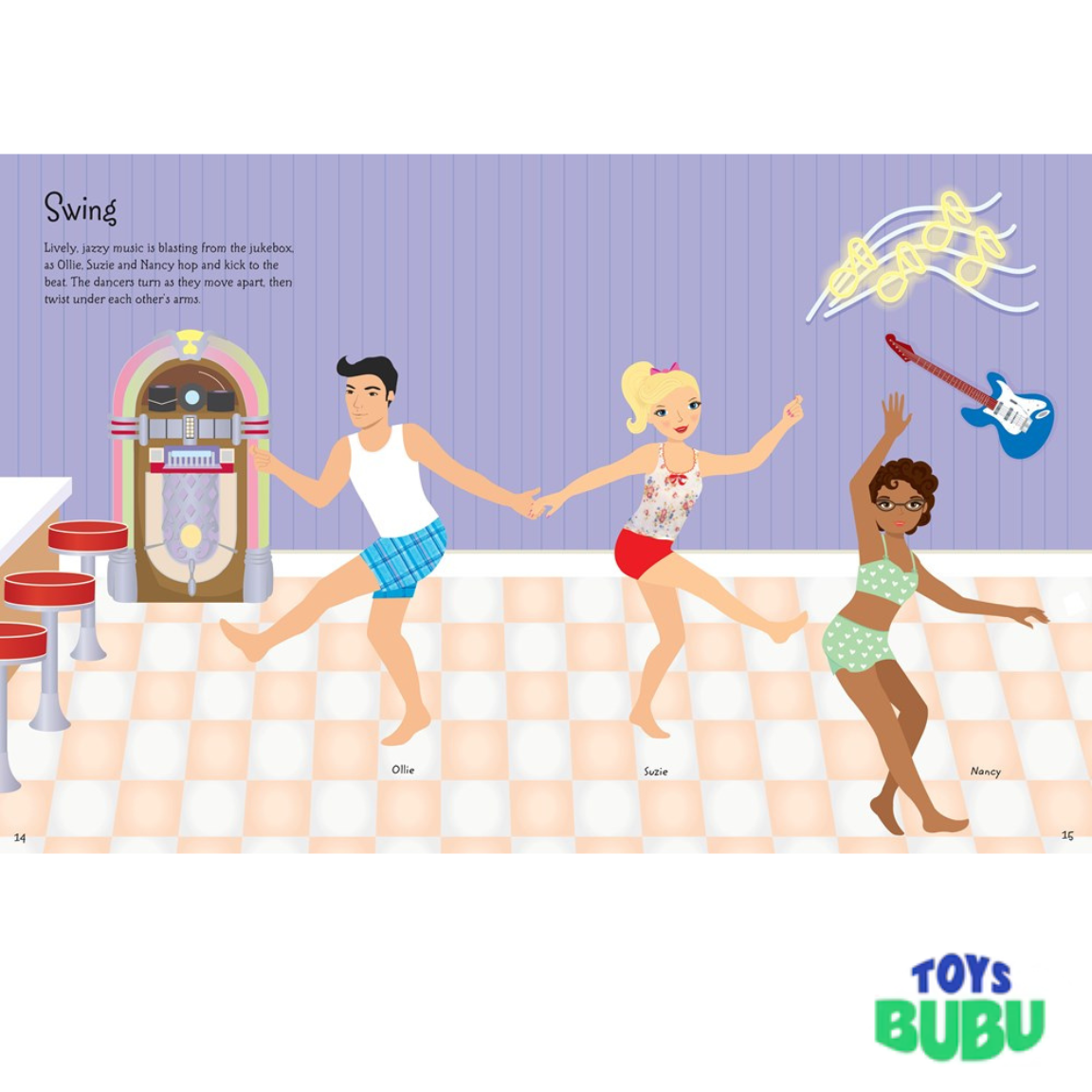 Sticker Dolly Dressing Dancers Book – 300+ Dress-Up Stickers Activity Book for Kids (Usborne)