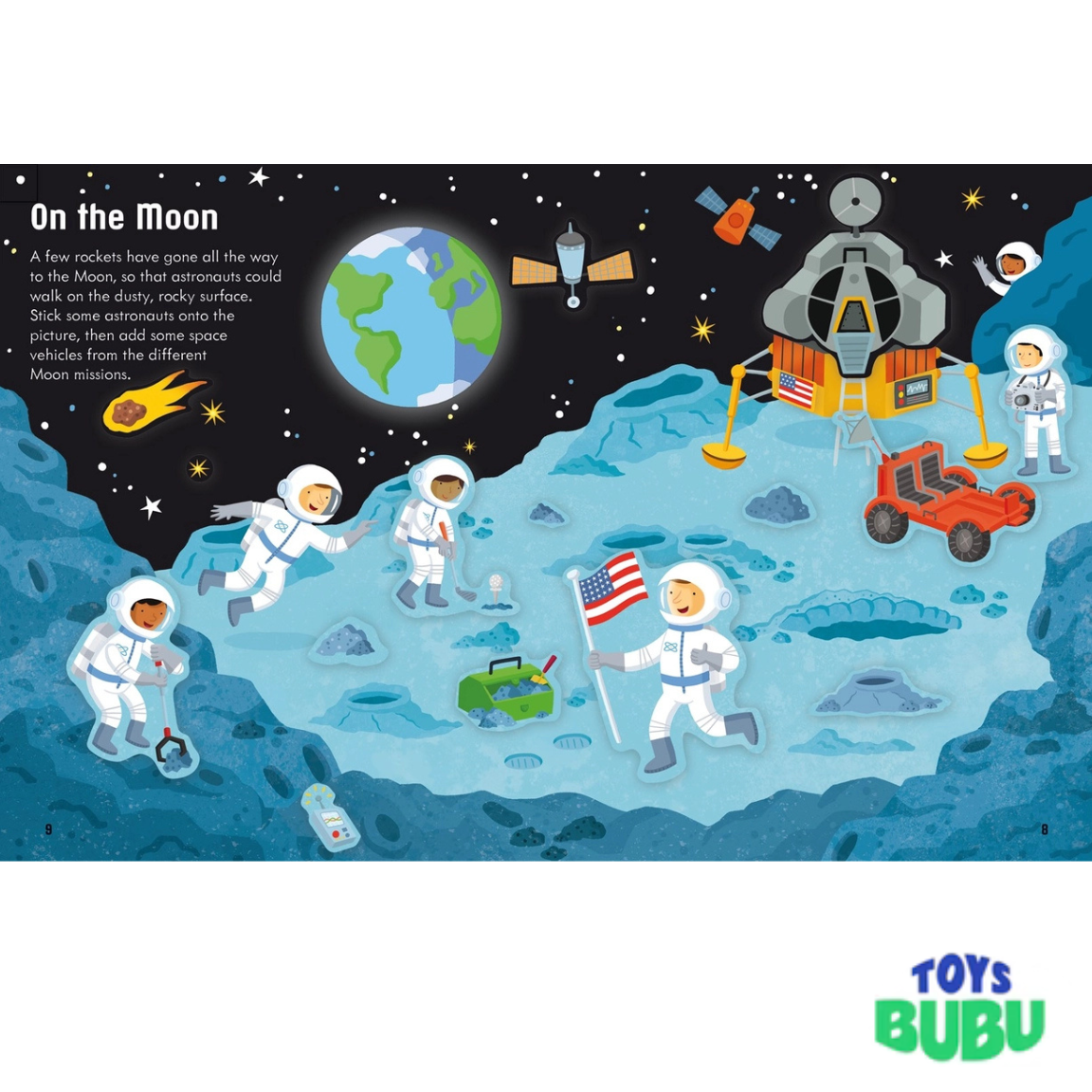Space Sticker Book for Kids – 200+ Space Stickers Activity Book (Usborne First Sticker Book Ages 3–5)