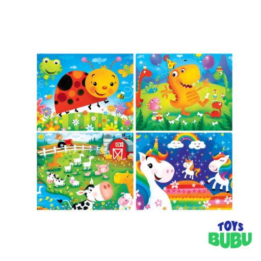 Lil Puzzler 4-Pack 48 Piece Puzzles