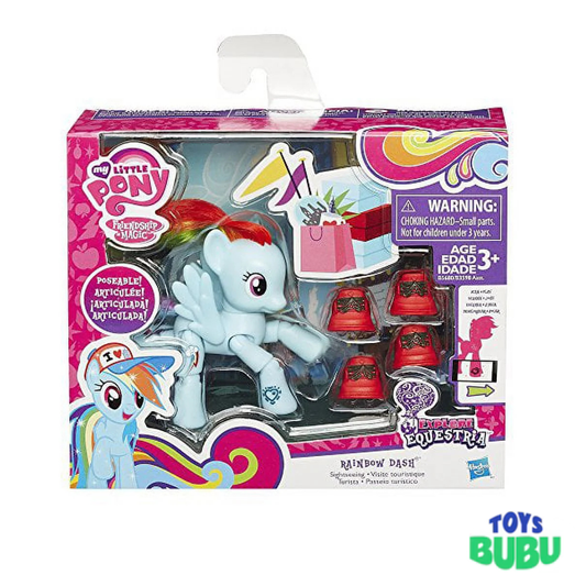 My Little Pony Rainbow Dash Sightseeing Figure – Princess Pony Toy with Accessories