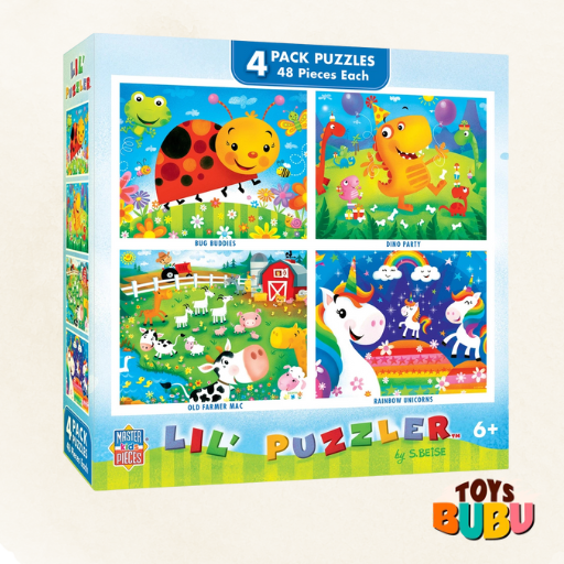 Lil Puzzler 4-Pack 48 Piece Puzzles