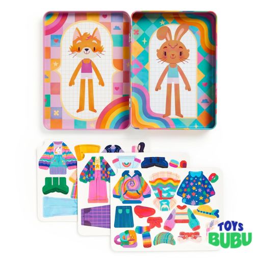 Rainbow Fashion Magnetic Play Set by Mudpuppy