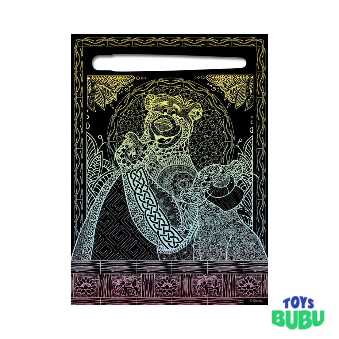 Disney Animals Scratch Art Book for Kids – Creative Reveal Activity by IglooBooks