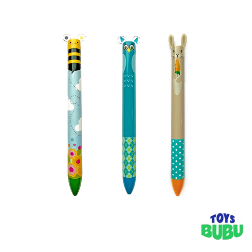 Twice As Nice Woodland 2 Color Click Pen