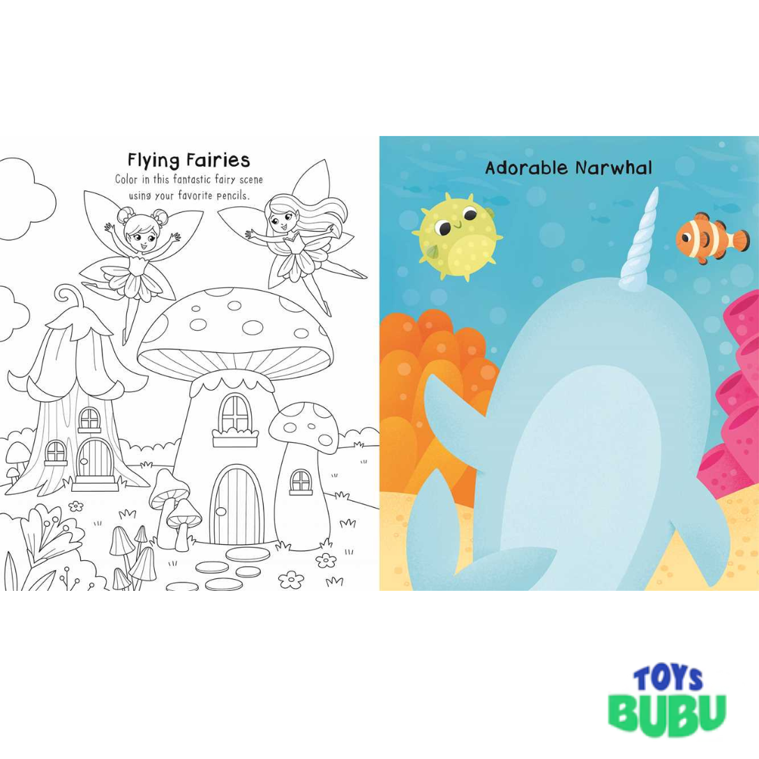 Unicorn Sticker Faces Activity Book for Kids – Creative Sticker Play (IglooBooks)