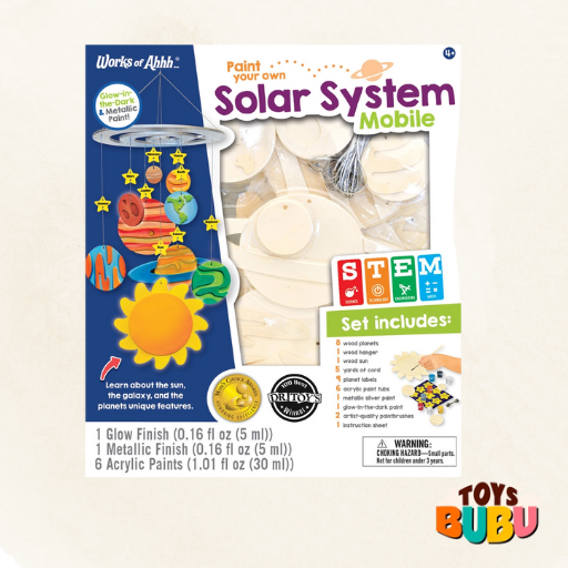 Solar System Mobile Wood Paint Set