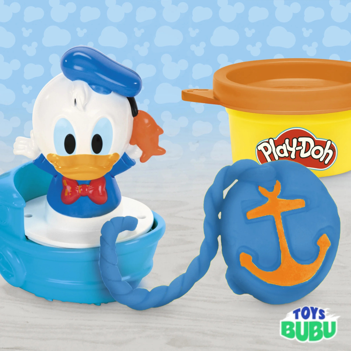 Disney Play-Doh Stamp & Go Set – Mickey Minnie Donald - Toddler Activity