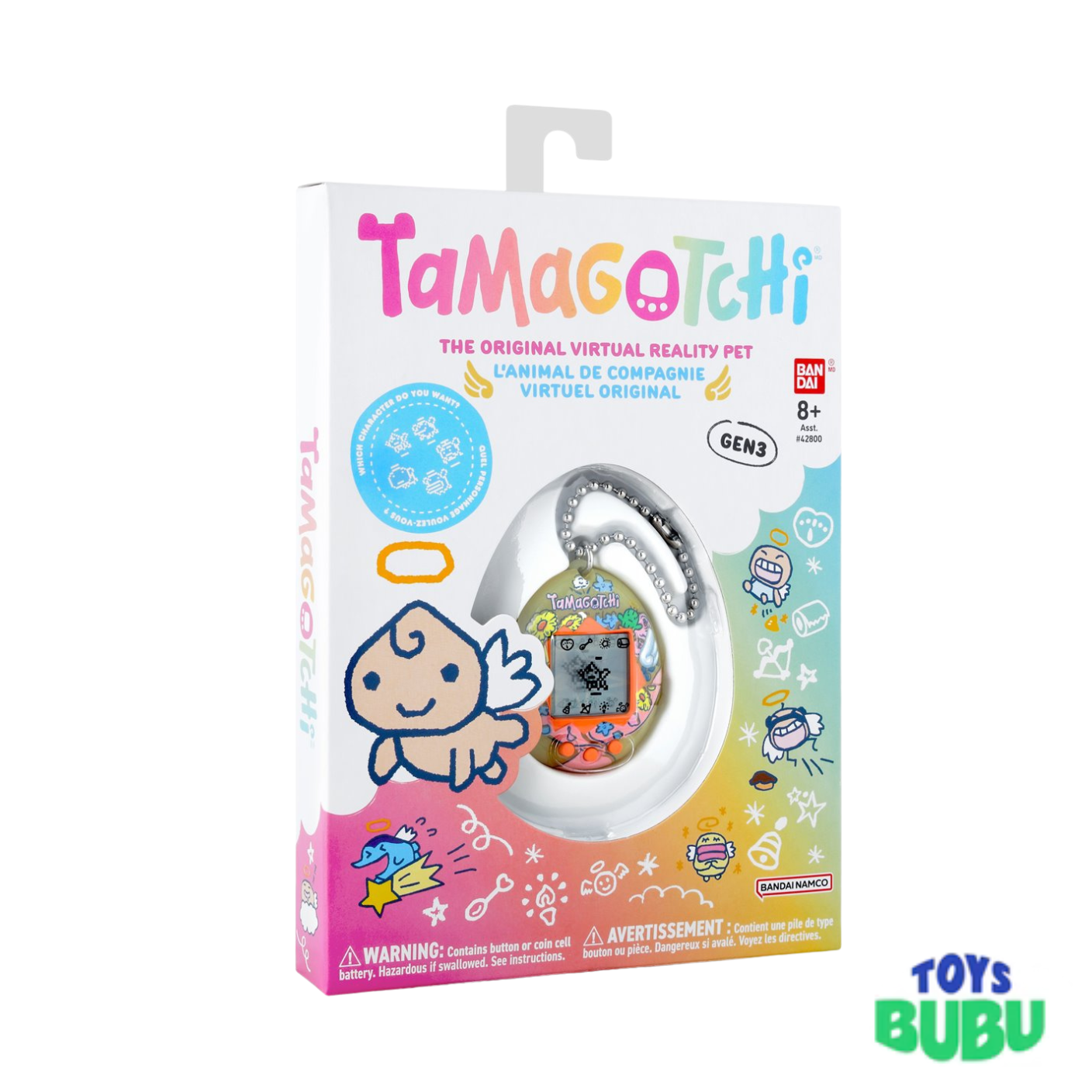 Tamagotchi Original Angel Flower Bouquet – Digital Pet Toy for Kids